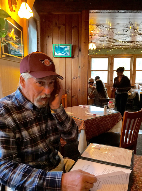 35 - My dad checking in with mom Longfellow's Restaurant
