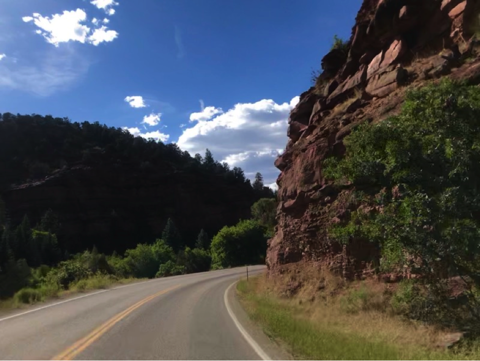 Along CO Route 145 - One of the best motorcycle ride's in Colorado
