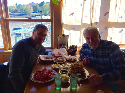 47 - Eating lobster on the coast of Maine - a dream come true!