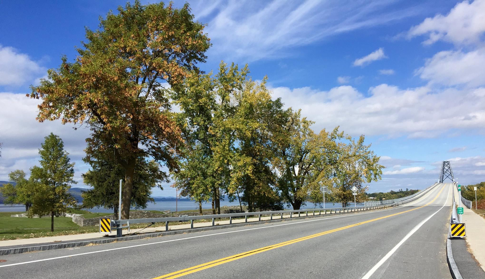 Bridge crossing Lake Champlain from NY into VT