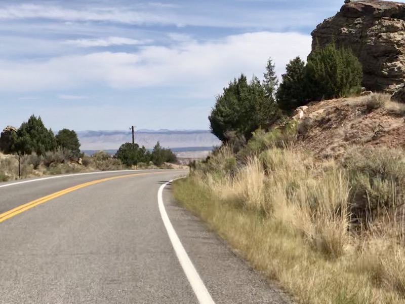 Along ​​CO Route 141 northeast of Driggs Mansion - one of Colorado's best motorcycle rides