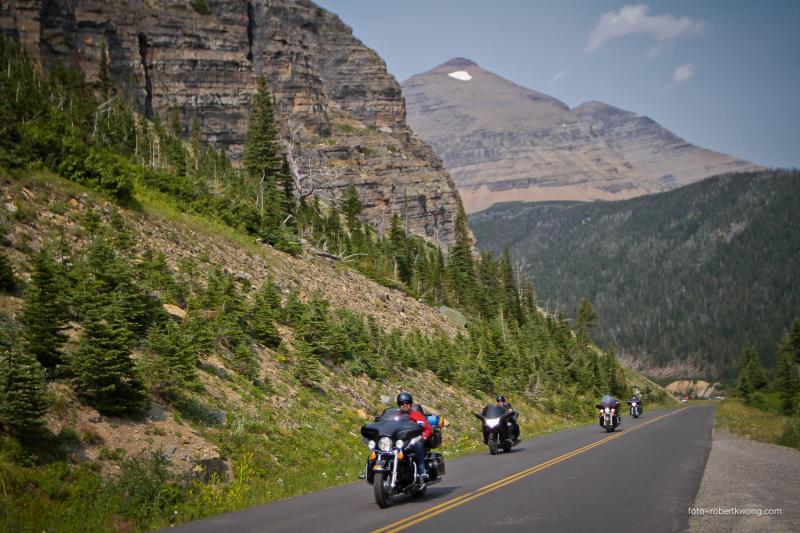 the great going to the sun motorcycle road in montana
