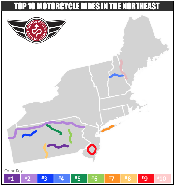 northeast best motorcycle rides