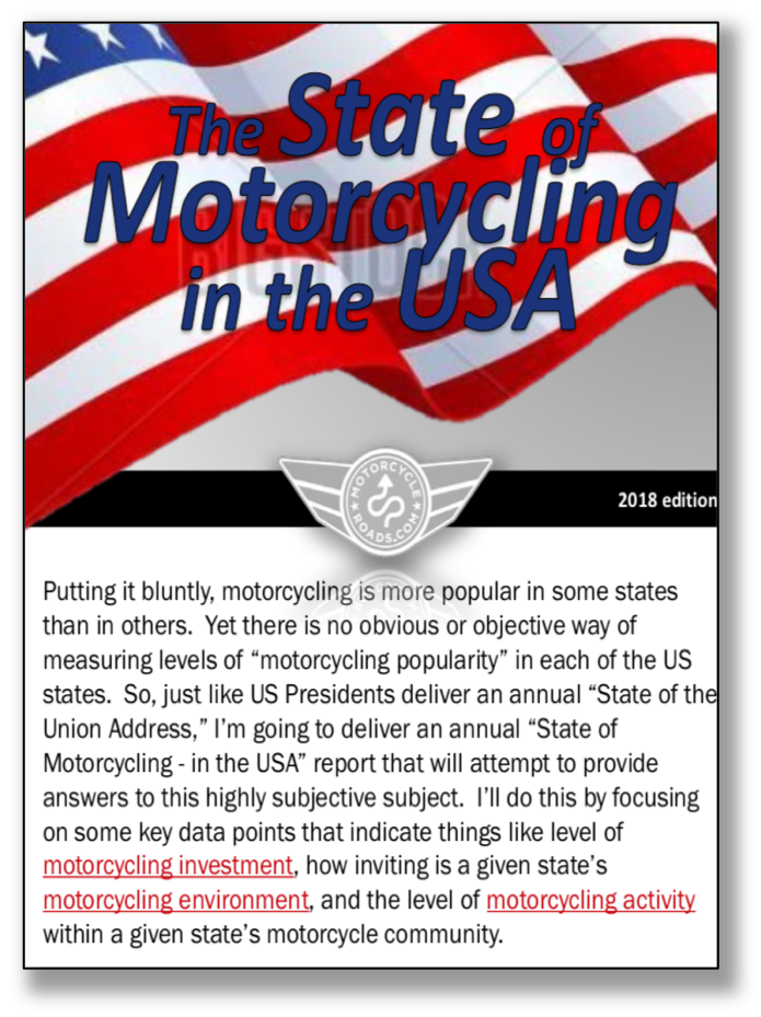 the state of motorcycling across the USA report