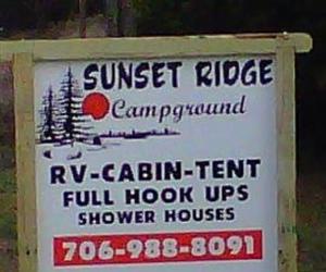 Sunset Ridge Campground - All Riders Welcome |  Georgia